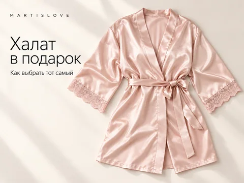 Как выбрать халат в подарок девушке: длина, ткань и размер